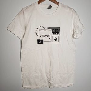 Poshmark Poshfest 2020 Graphic White Shirt